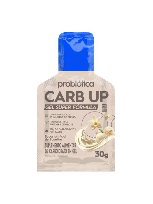 Gel Energético Probiótica Carb Up Black Baunilha 30g