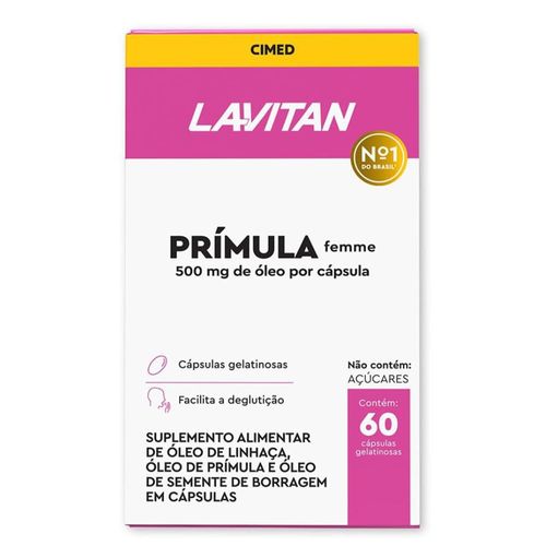 Lavitan Prímula Femme - 60 Cápsulas