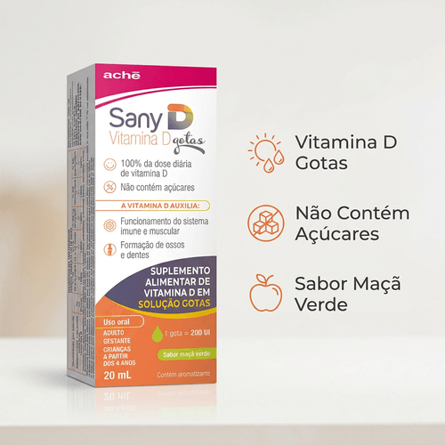 Vitamina D Ache Sany D 200UI 20ml
