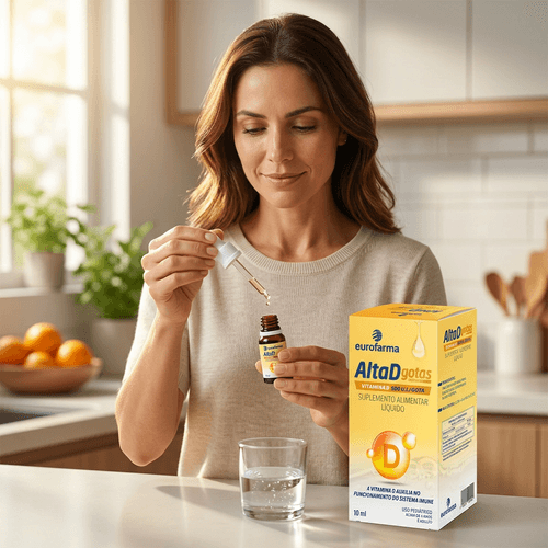 Vitamina D Eurofarma AltaD 500UI 10ml