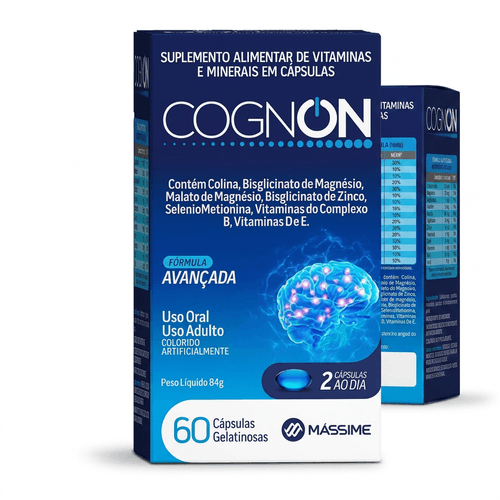 Suplemento Alimentar Cognon Mássime 60 Cápsulas