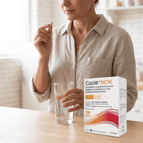 Suplemento Vitamínico Mineral Marjan Caldê MDK 1000UI 30 Comprimidos