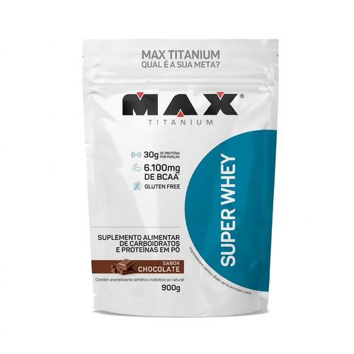 Whey Protein Max Titanium Super Whey Chocolate 900g