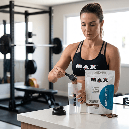 Whey Protein Max Titanium Super Whey Chocolate 900g
