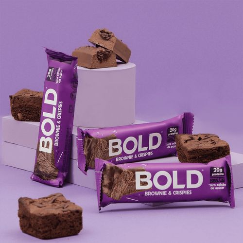 Barra de Proteína Bold Brownie e Crispies 60g