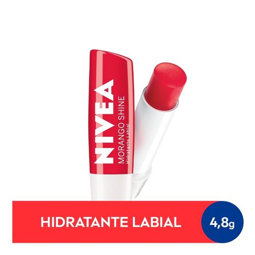 Protetor Labial Nivea Morango com Vitamina E 4,8g