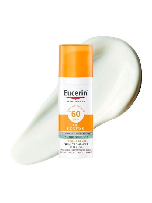Protetor Solar Facial em Gel Eucerin Sun Oil Control com FPS 60 50ml