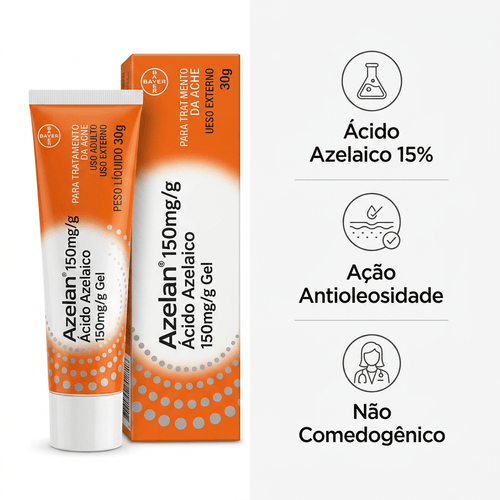 Gel de Tratamento Facial Azelan com Ácido Azelaico 30g