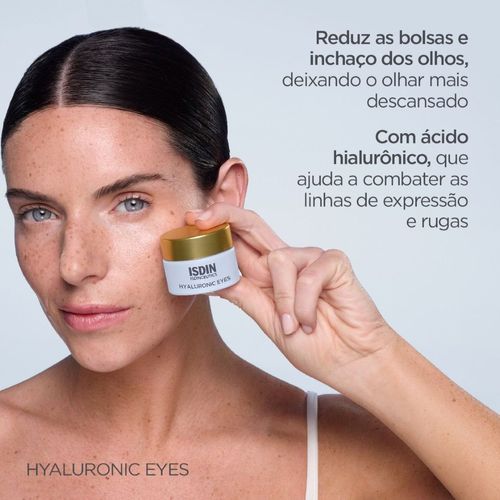 Hidratante para Área dos Olhos em Gel ISDIN Isdinceutics Hyaluronic Eyes 15g