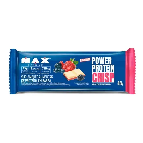 Barra de Proteína Power Crisp Frutas Vermelhas 44g
