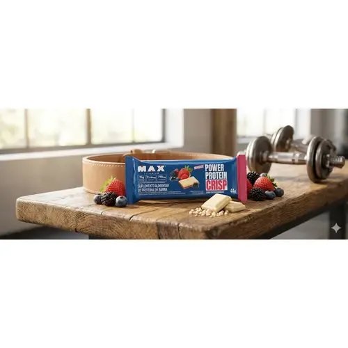 Barra de Proteína Power Crisp Frutas Vermelhas 44g