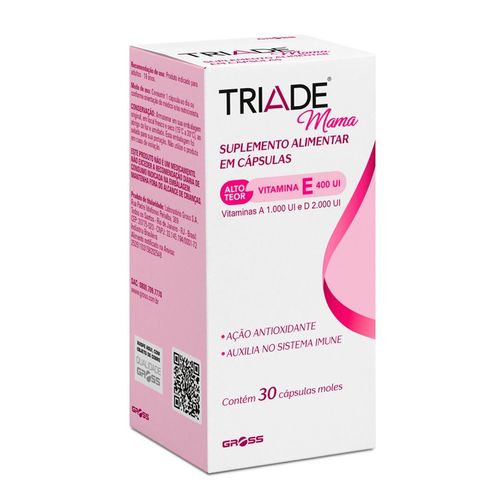 Multivitamínico Gross Tríade Mulher 30 Cápsulas