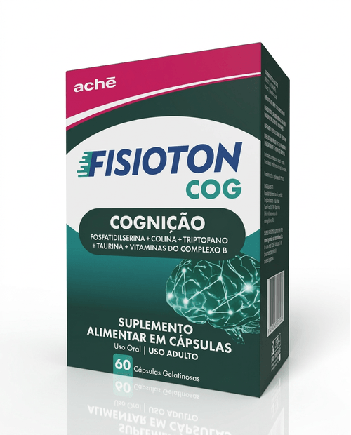 Suplemento Alimentar Ache Fisioton Cog 60 Cápsulas