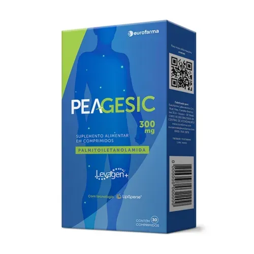 Palmitoiletanolamida PEA Eurofarma Peagesic 300mg 30 Comprimidos