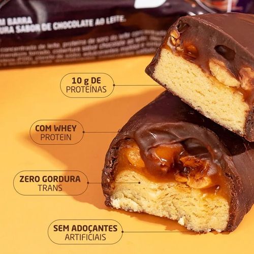 Barra de Proteína Caramel Protein 45g Nutrata