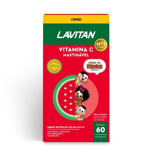 Lavitan Infantil Vitamina Sabor Melancia - 60 Comprimidos