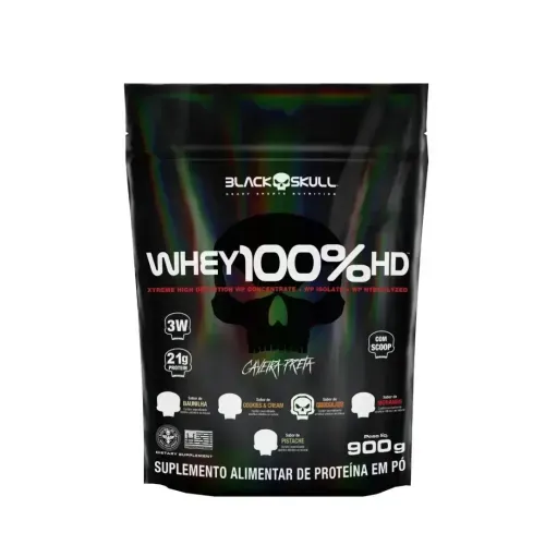 Whey Protein Black Skull 100% HD Chocolate 900g