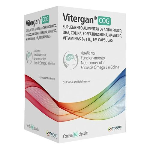Suplemento Alimentar Marjan Vitergan Cog 60 Cápsulas