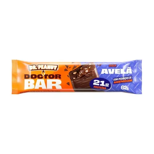 Barra de Proteína Doctor Bar Avelã 62g