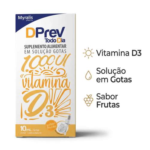 Vitamina D Myralis Dprev Todo Dia 1.000UI 10ml