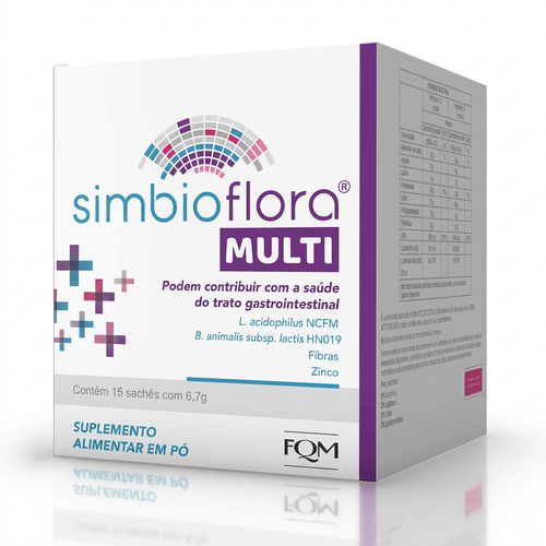 Simbiótico Farmoquímica Simbioflora Multi 15 Sachês 6,7g