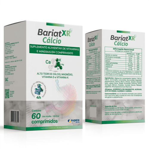 Multivitamínico Supera Bariat XR Cálcio 60 Comprimidos