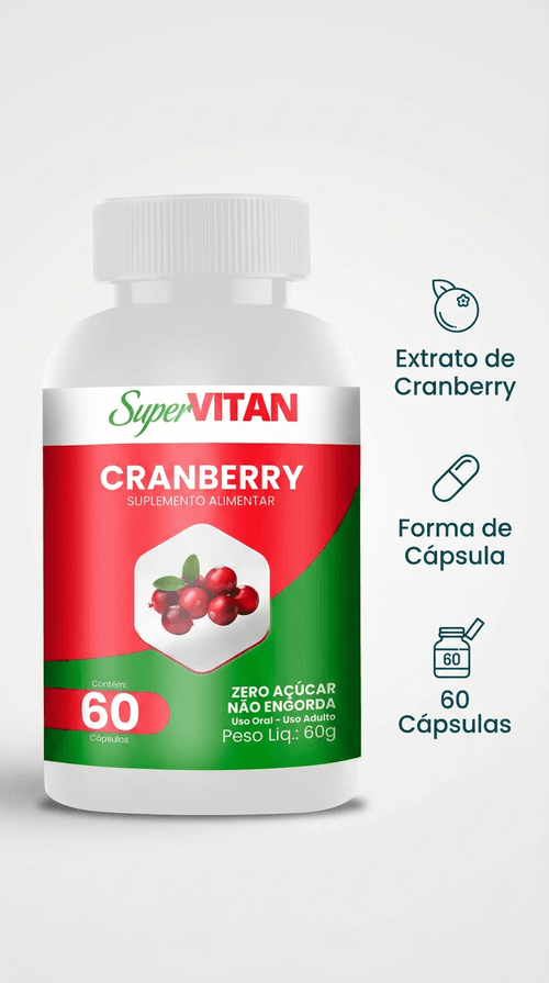 Cranberry Supervitan 60 Cápsulas