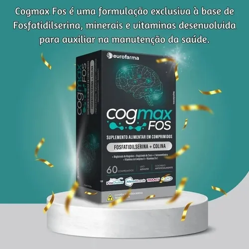 Suplemento de Vitaminas e Minerais Cogmax Eurofarma 60 Cápsulas
