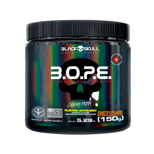 Pré-Treino Black Skull B.O.P.E. Frutas Amarelas 150g