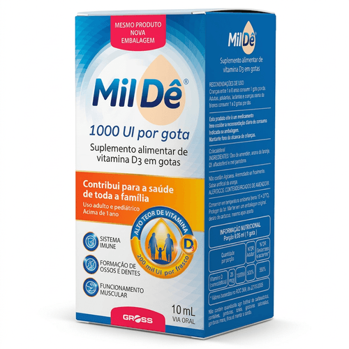 Vitamina D3 Milde Gross 1000UI 10ml