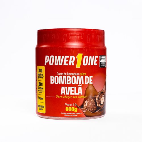 Pasta de Amendoim Power One Bombom de Avelã 600g