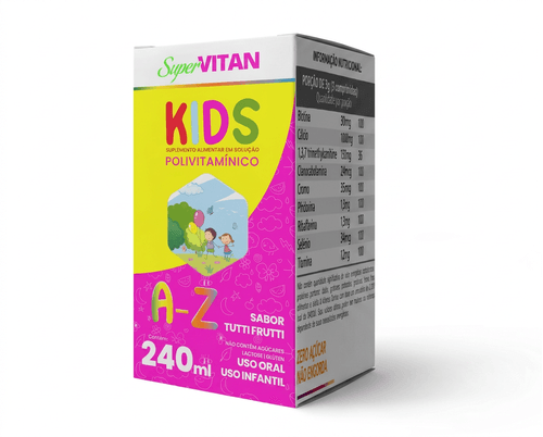 Multivitamínico Supervitan Kids A-Z Tutti-Frutti 240ml