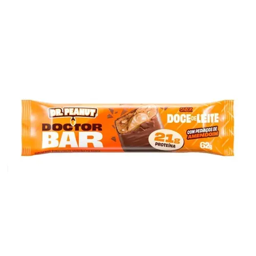 Barra de Proteína Doctor Bar Doce de Leite 62g
