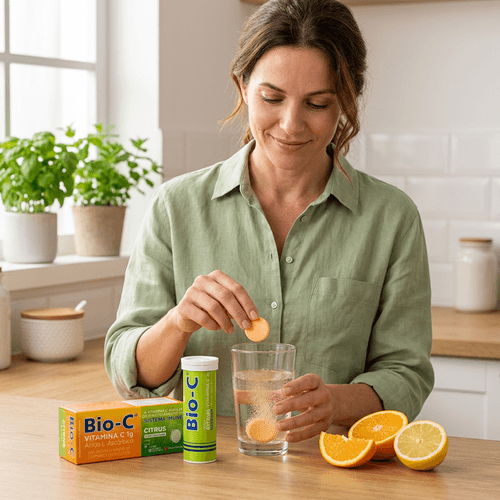 Vitamina C União Química Bio C Citrus 1g 10 Comprimidos Efervescentes
