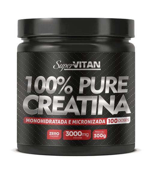 Creatina Supervitan 100% Pure Monohidratada 300g
