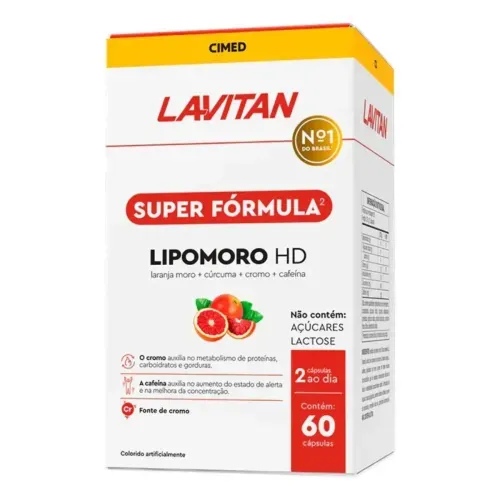 Lavitan Lipomoro Super Fórmula Com 60 Cápsulas - Cimed