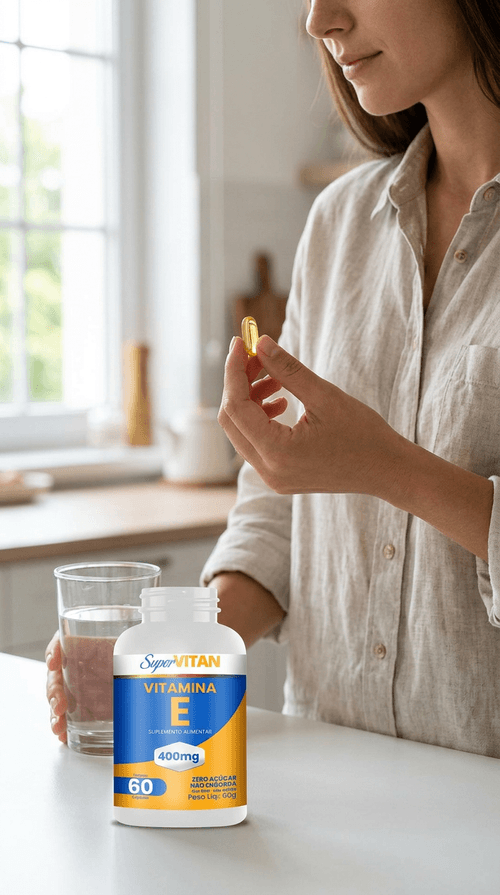 Vitamina E Supervitan 400mg 60 Cápsulas
