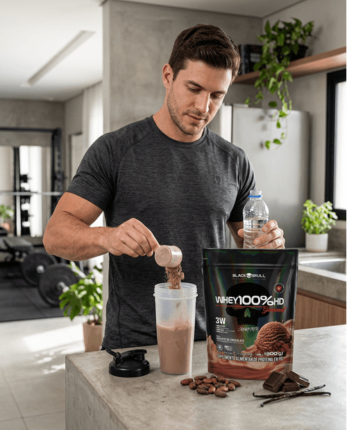 Whey Protein Black Skull 100% Gourmet Chocolate 900g