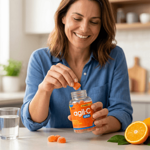 Vitamina C Pharlab Agil-C Plus Laranja 40 Gomas