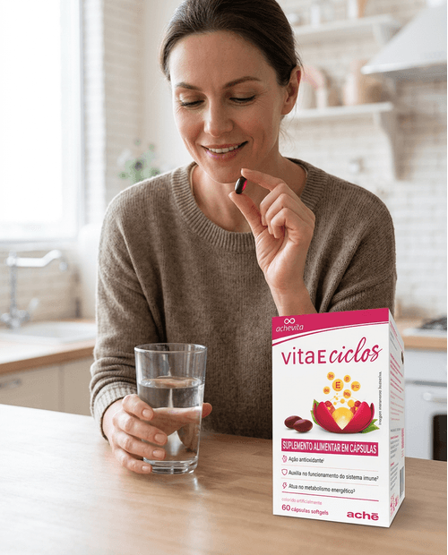 Vitamina E Aché Vita E Ciclos 60 Cápsulas