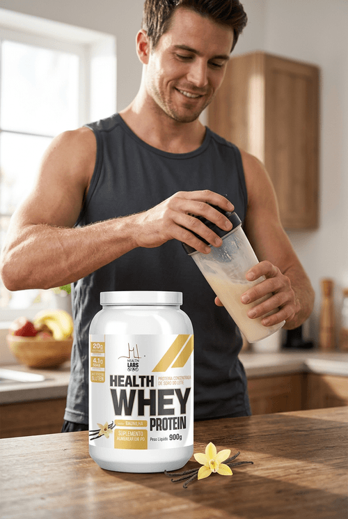 Whey Protein Health Labs Baunilha - 900g