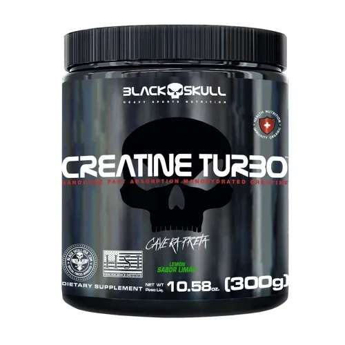 Creatina Black Skull Turbo Limão 300g