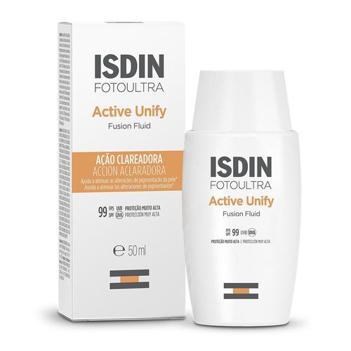 Clareador Facial em Loção ISDIN FotoUltra Active Unify com FPS 99 50ml