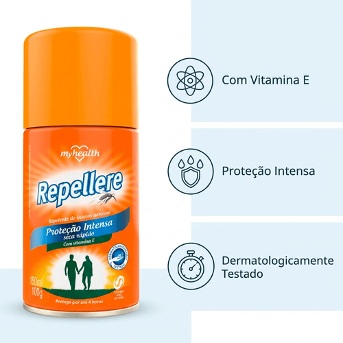 Repelente em Aerossol MyHealth Repellere com Vitamina E 150ml