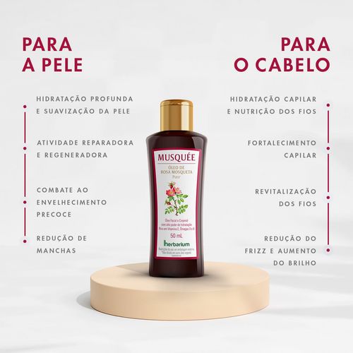 Óleo Corporal Herbarium com Vitamina E e Ômegas 50ml