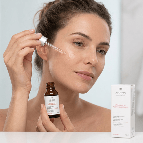 Sérum Adcos Vitamina C 15 + Ácido Hialurônico - 15ml