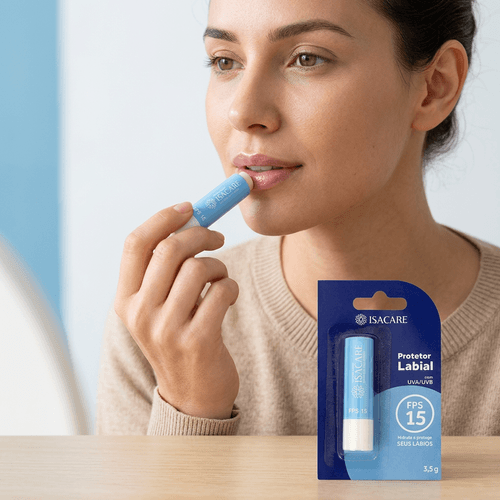 Protetor Labial Isacare com FPS 15 3,5g