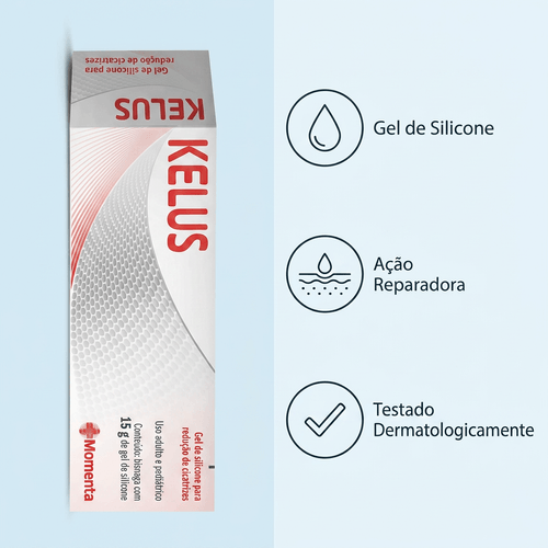 Gel de Silicone para Cicatrizes Momenta Kelus com Polisiloxanos 15g