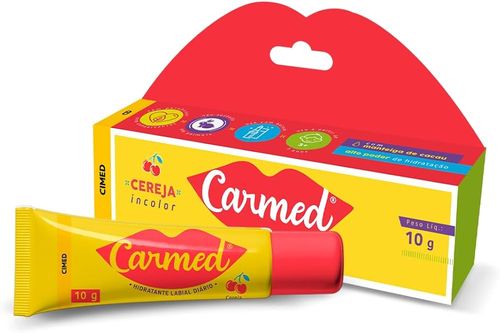 Hidratante Labial Carmed Cereja com Manteiga de Cacau 10g