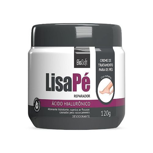 Hidratante para os Pés Bio Soft Lisa Pé com Ácido Hialurônico 120g